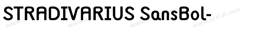 STRADIVARIUS SansBol字体转换 STRADIVARIUS SansBol字体转换